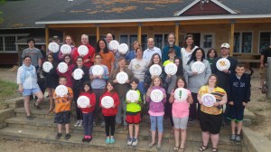 Peace Calumet campers wishing Milly happy birthday